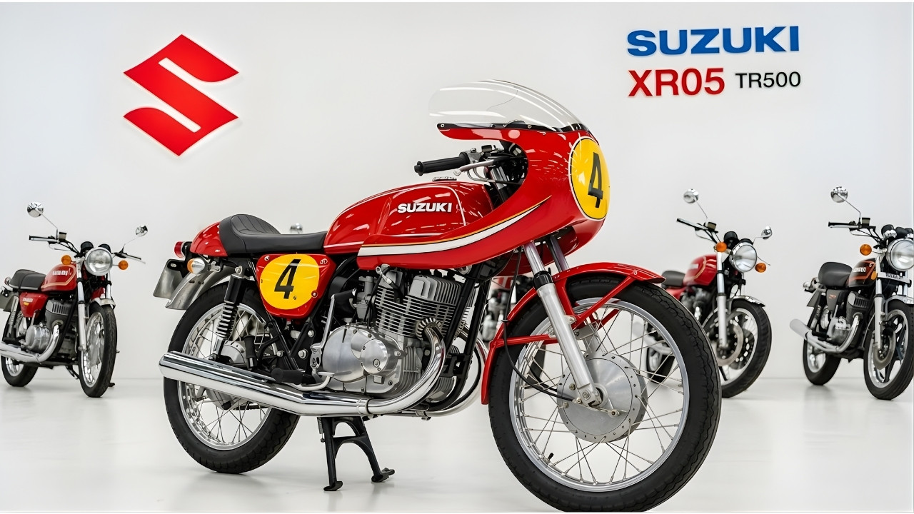 ¡Suzuki TR500 XR05 2026 ya es oficial! El regreso de una leyenda que sorprende a todos